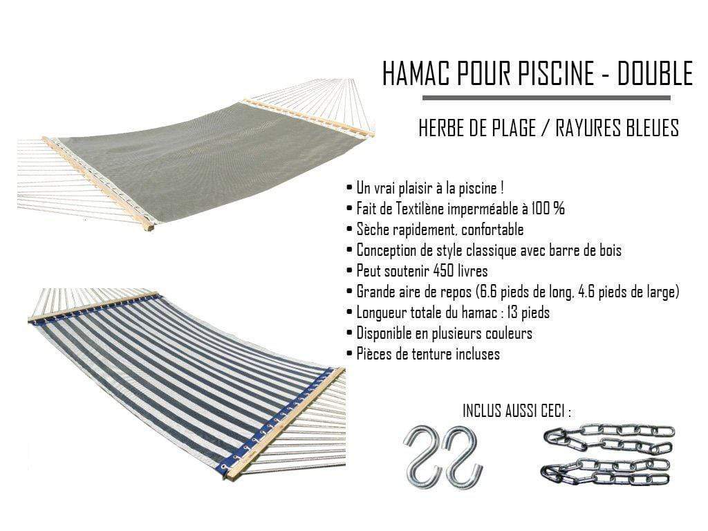 Hamac Univers Ensembles Hamac avec Support Hamac pour piscine avec Support de 15 pieds