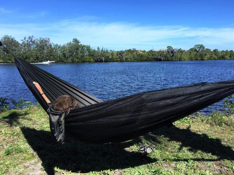 Hamac Univers Hamacs Hamac réversible en Nylon 210T avec moustiquaire intégrée